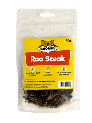 Chompy Roo Steak Cat Treats