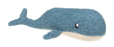 FuzzYard Whale Dog Toy | French Blue