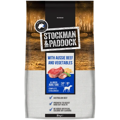 Stockman & Paddock Beef & Vegetable Dry Dog Food