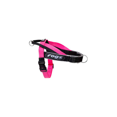 Rogz Utility LetzGo Personalised Harness Pink