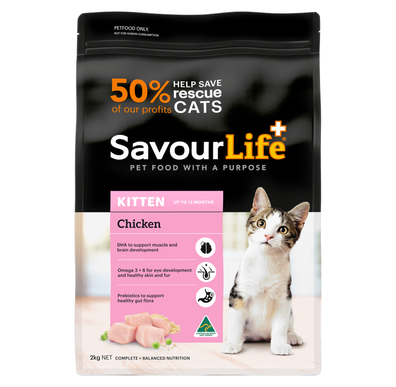 SavourLife Dry Kitten Food | Chicken