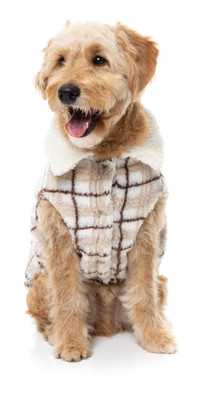 FuzzYard The Lumberjack Beige Dog Jacket