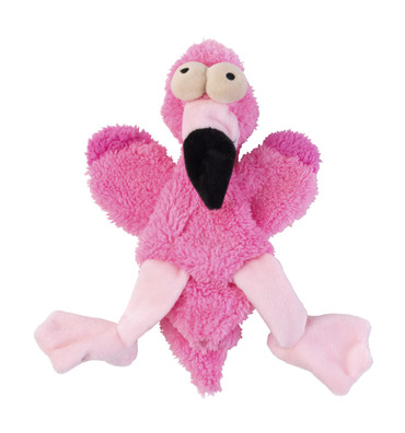 FuzzYard Flat Out Nasties Dog Toy Flo the Flamingo