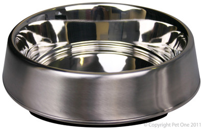Pet One Stainless Steel Bowl Anti Ant Anti Tip