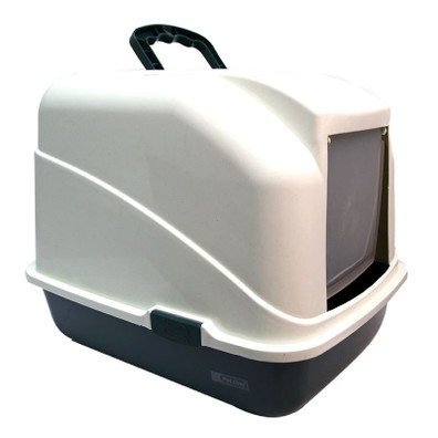 Pet One Cozy Cat Enclosed Rectangular Litter Tray