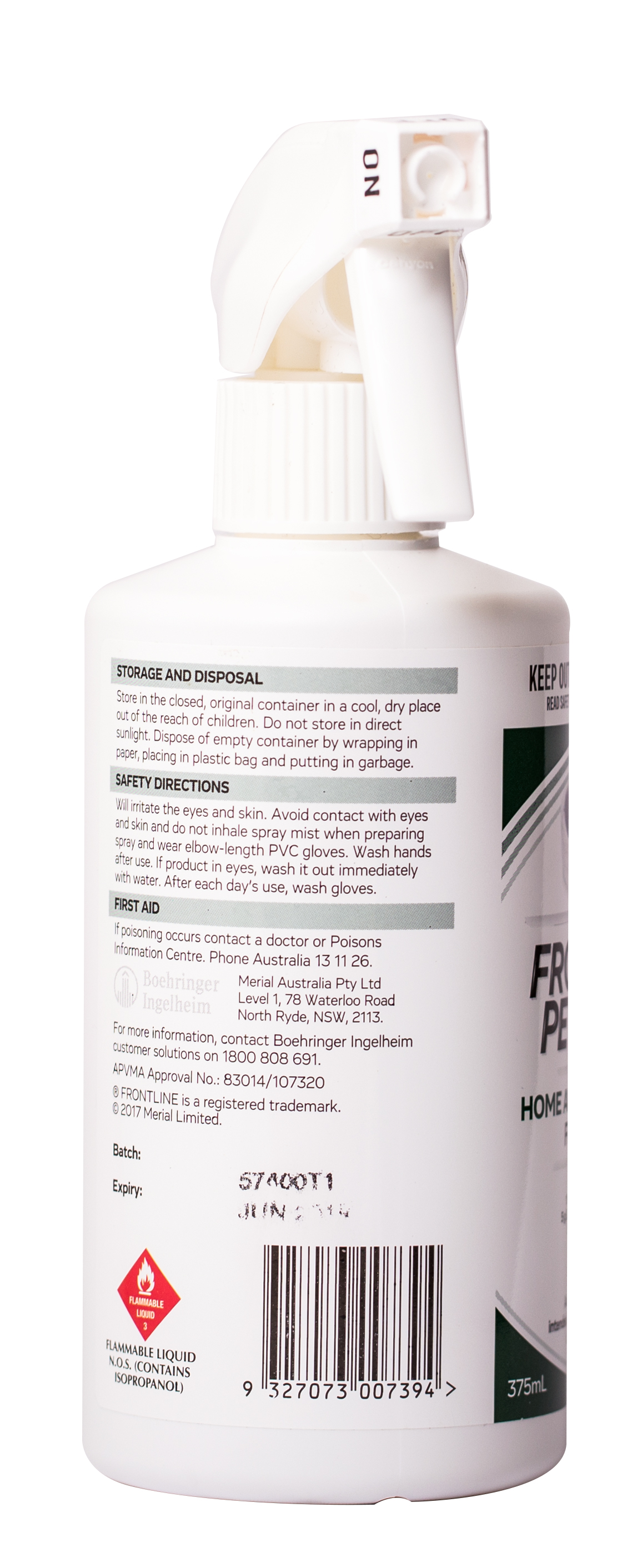 frontline home spray