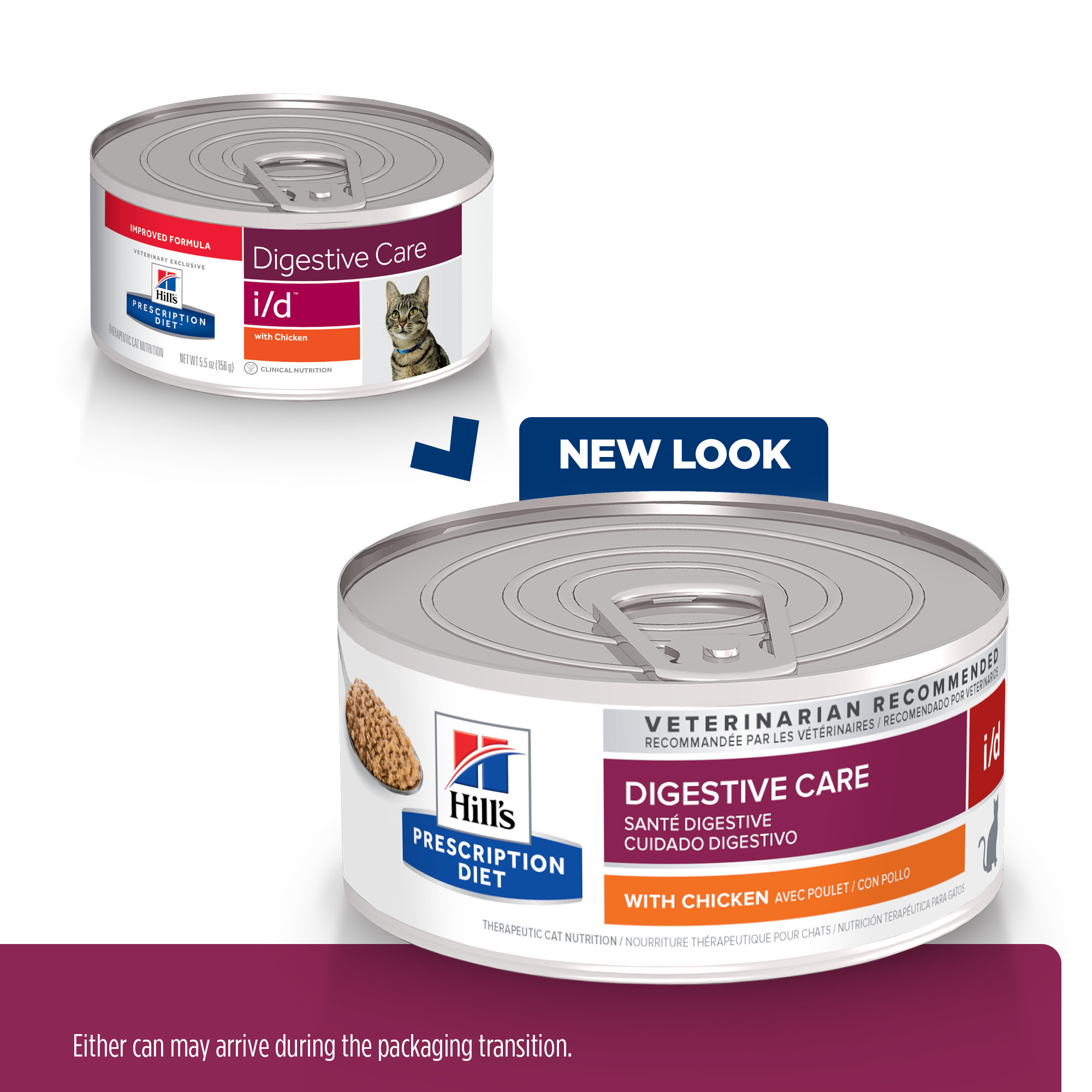 Hill's Prescription Diet i/d Digestive Care Wet Cat Food PetO