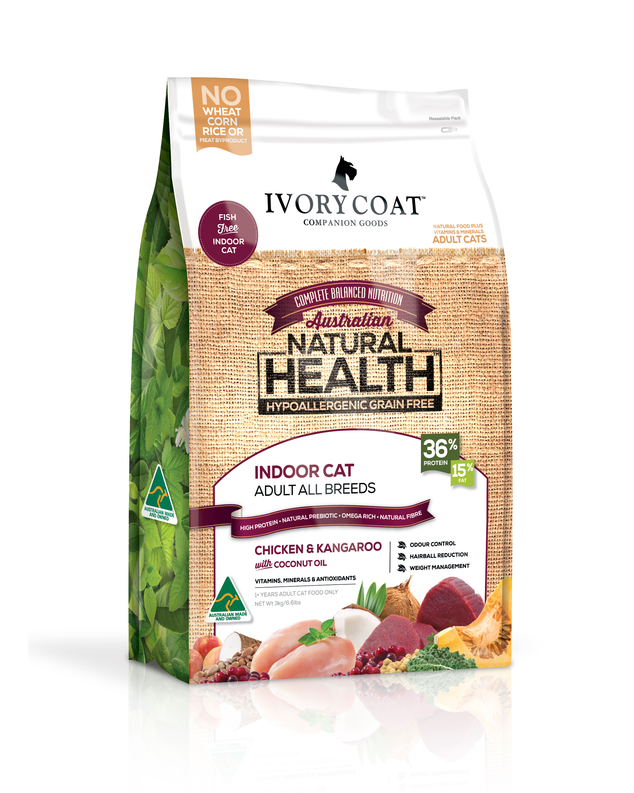 Ivory coat indoor cat clearance