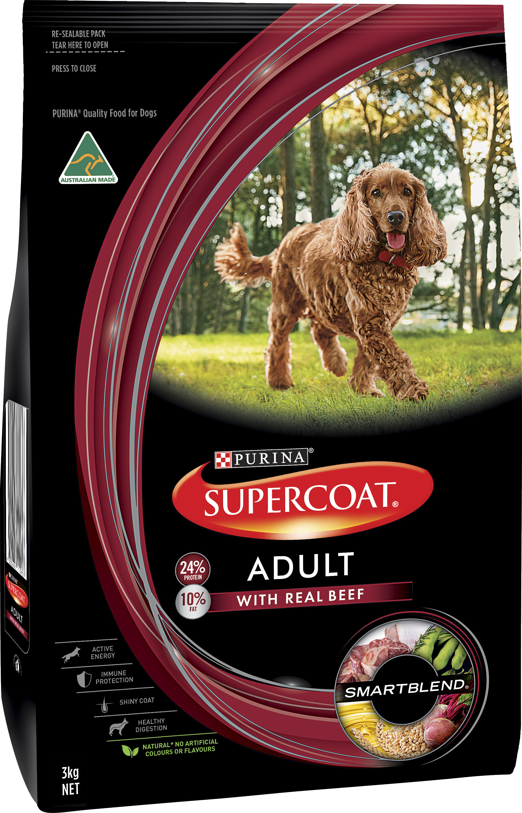 supercoat adult dog food