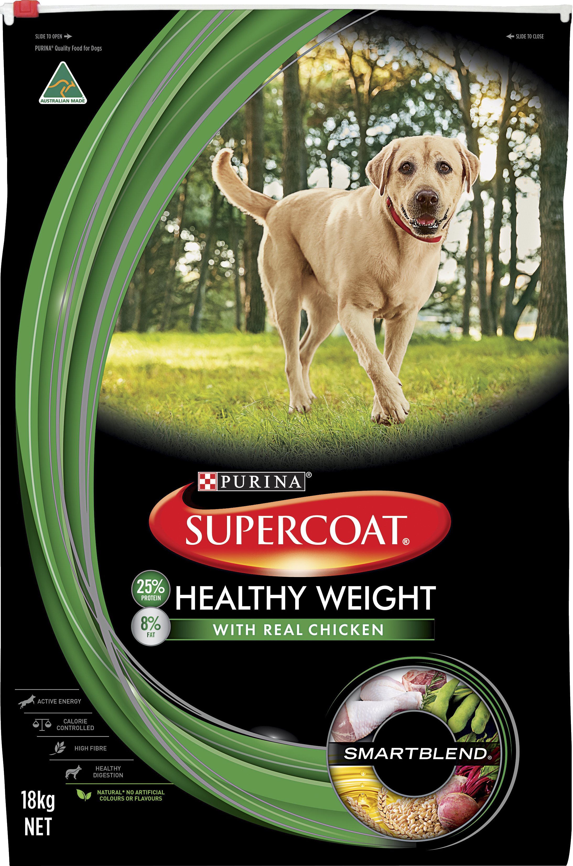 Supercoat Adult Healthy Weight Management Dry Dog Food Peto