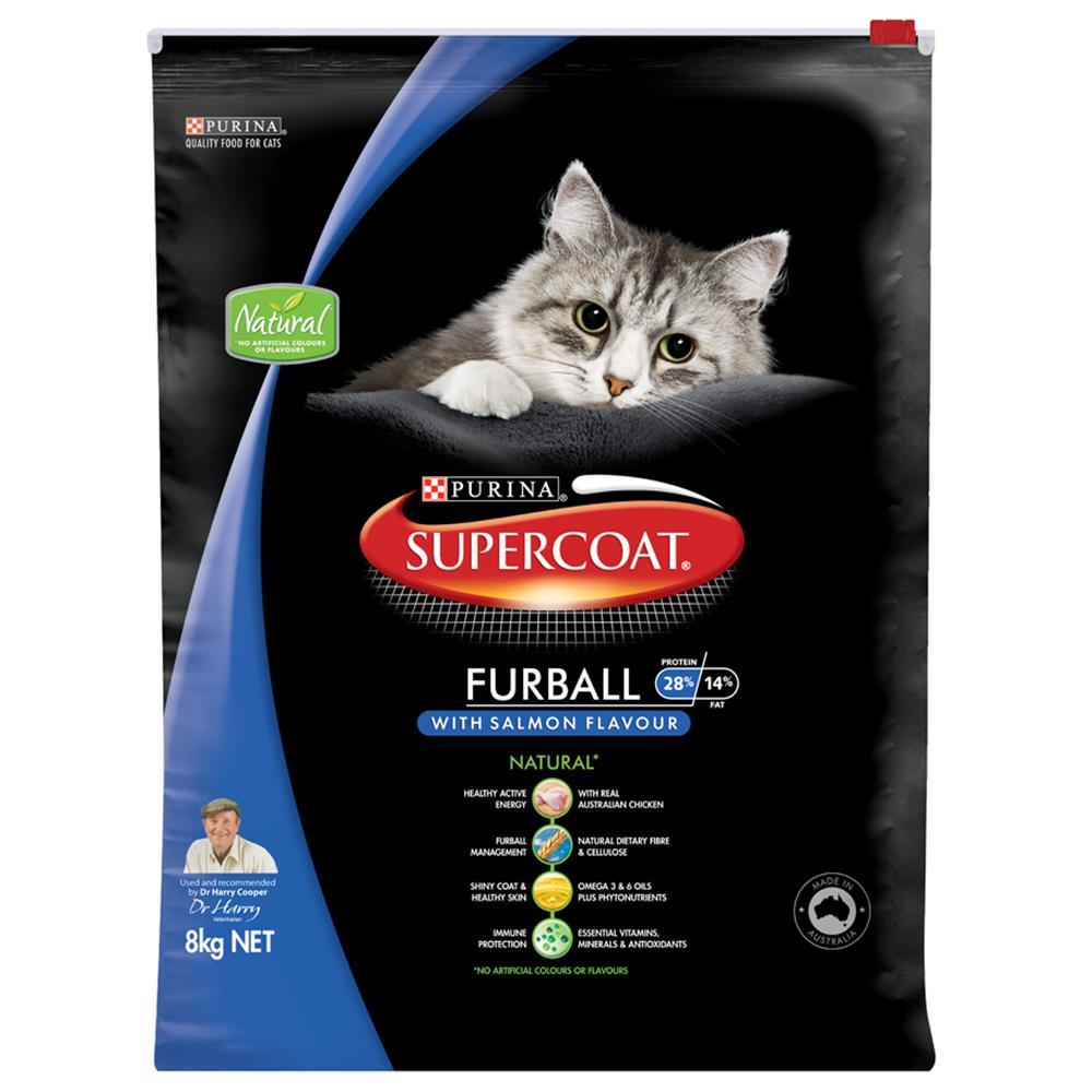 Supercoat cat food 8kg clearance