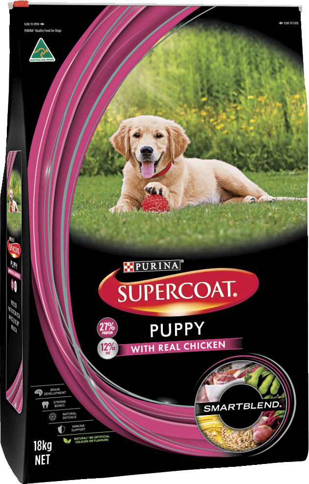 Supercoat Puppy Chicken Dry Dog Food Peto