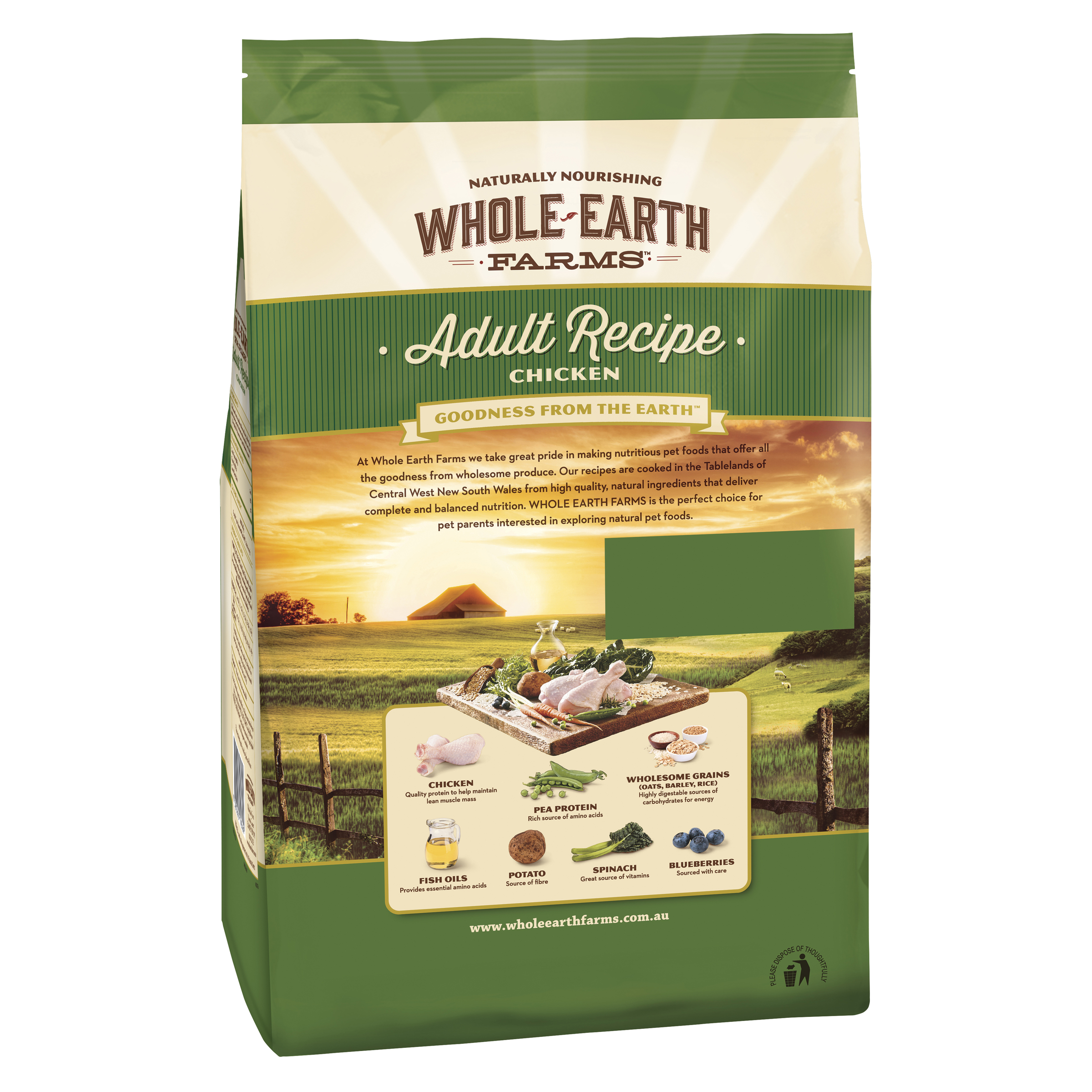 Whole earth farms adult recipe dry dog food clearance