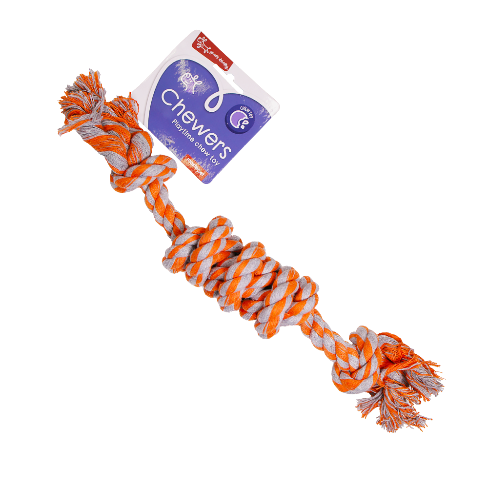 Yours Droolly Chewers Super Rope Knot Dog Toy PetO