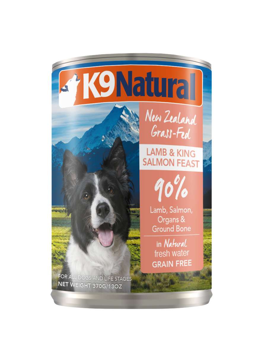 K9 Natural Canned Lamb Salmon Wet Dog Food Peto