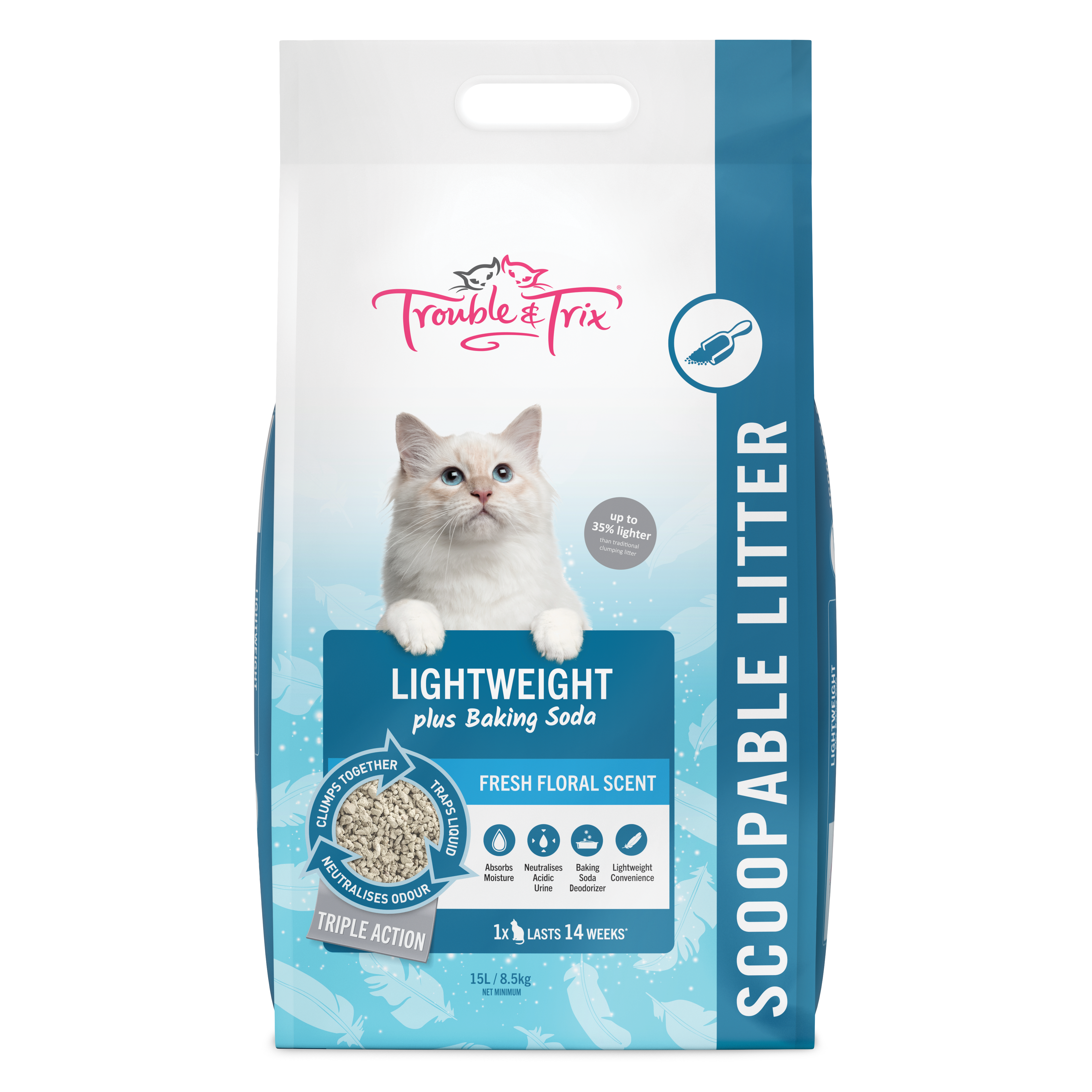 Trouble and trix natural litter pellets clearance