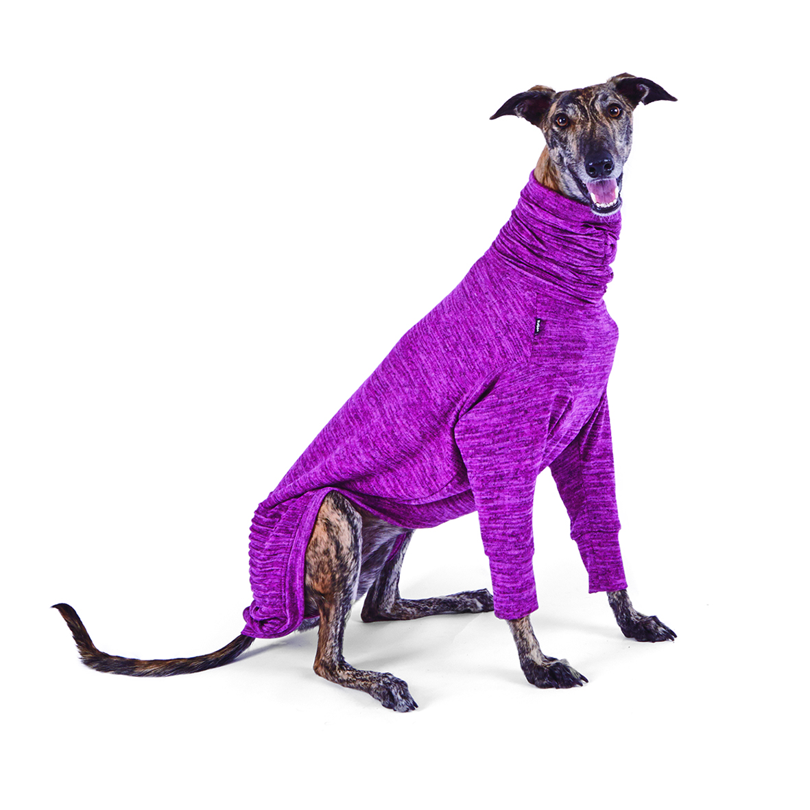 Kazoo Greyhound Softie Dog Jumper Mulberry
