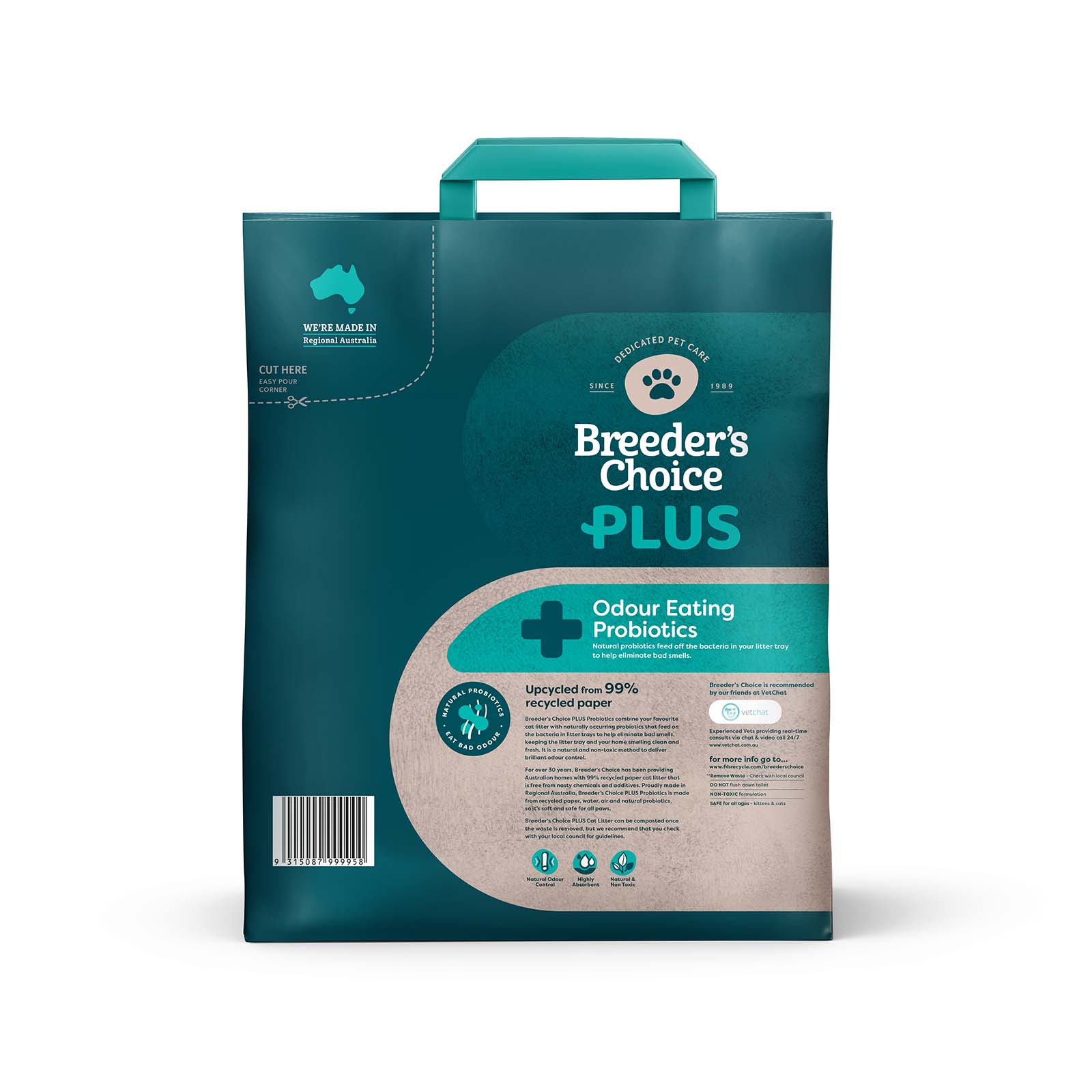 Breeders Choice Plus Probiotic Cat Litter