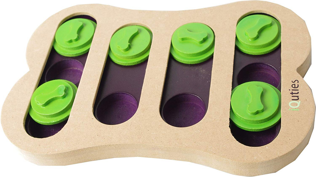 Nina Ottosson Dog Smart Fidget Interactive Hide Seek & Treat Puzzle Dog Toy