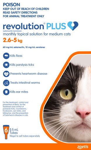 revolution plus cat orange