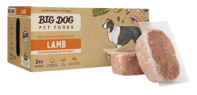 Big Dog Barf Lamb Raw Dog Food 3kg
