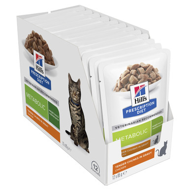 Hill's Prescription Diet Metabolic Weight Management Wet Cat Pouch