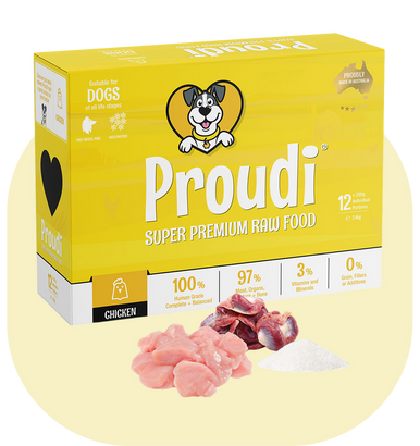Raw Chicken Patties for Dogs