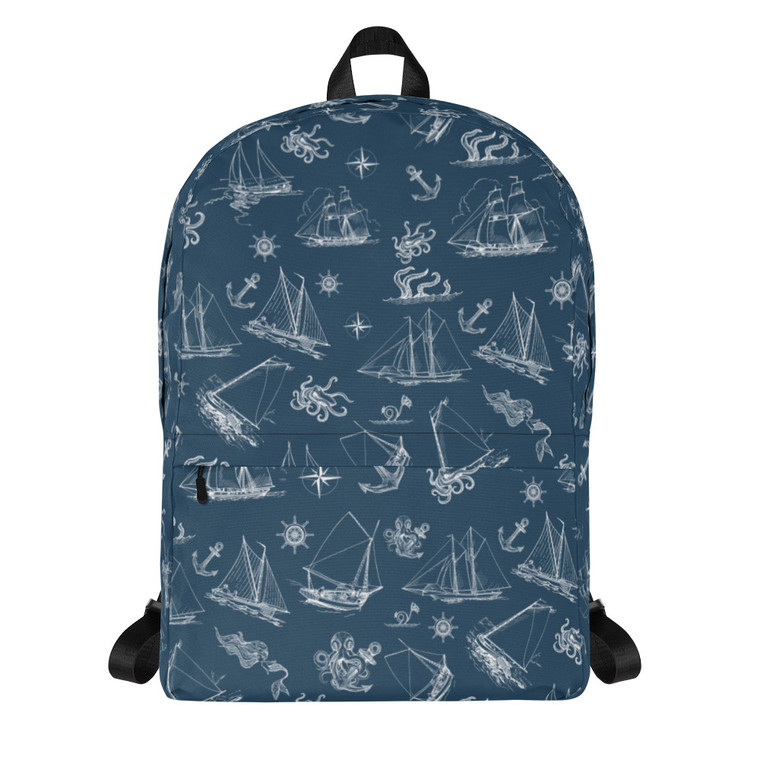 Blue Boaty Backpack