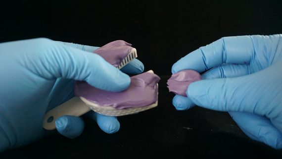 Remove excess lower putty