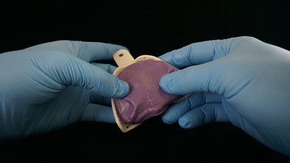 Spread putty evenly