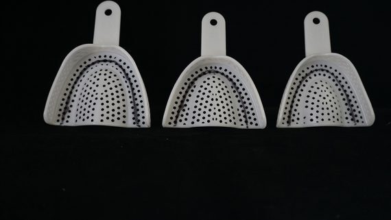 Upper impression tray sizes
