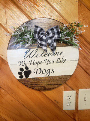 Welcome we hope you like dogs