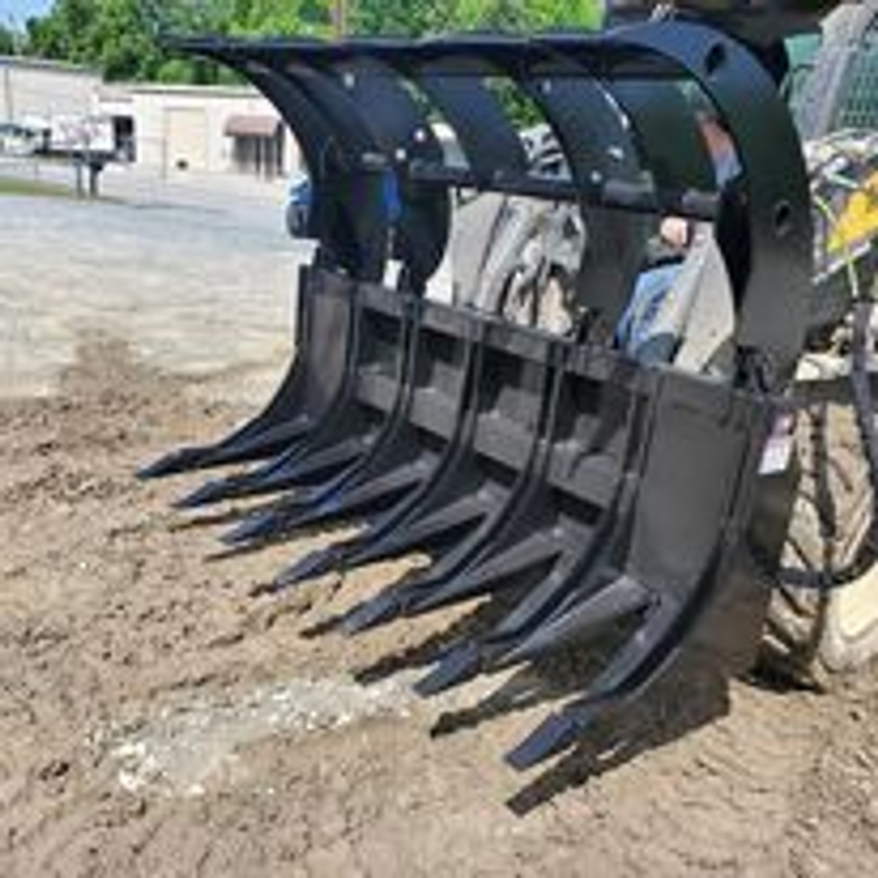 66" HD Grapple Rake Open