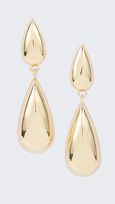 METALLIC TEARS EARRINGS