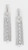 GLISTEN UP RHINESTONE DANGLE EARRINGS