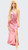 SATIN SERENADE CAGE WAIST DRESS