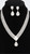 CRYSTALLINE KISS NECKLACE SET