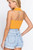 Halter Ruched Crop Sweater Knit Top   -41543