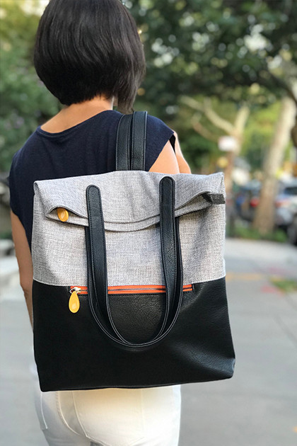 Greenpoint Vegan Backpack Tote