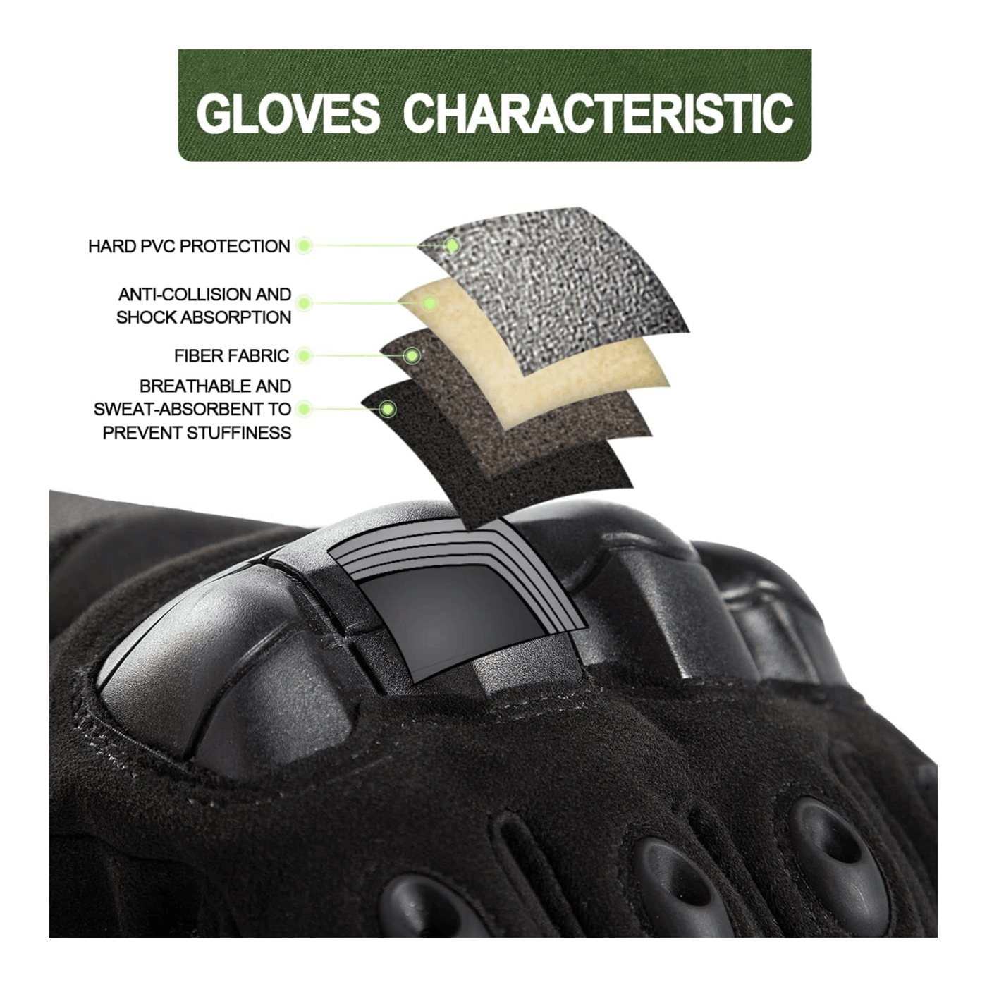 Tactical Military Airsoft Gloves for Outdoor Sports, Paintball, and