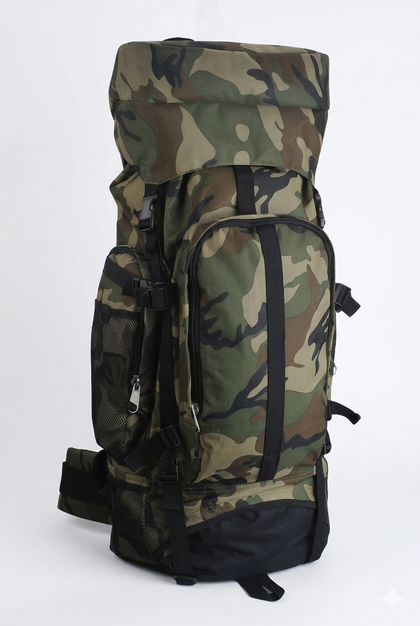 Camouflage 30" Hiking/Camping Water-Resistant Mountaineer's Backpack