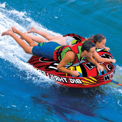WOW Watersports Big Thriller 1 or 2 Person Inflatable Towable Deck