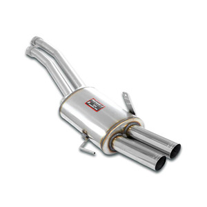 Supersprint Rear exhaust "Racing" OO70 100% Stainless Steel - 042806
