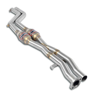 Supersprint Front exhaust with Metallic catalytic converter right + left - 043402