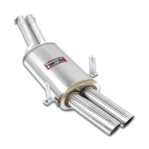 Supersprint Rear exhaust "Racing" OO70 100% Stainless Steel - 043406