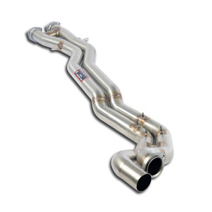 Supersprint Centre exhaust Twin Pipe - non resonated - 044013