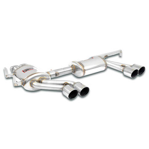 Supersprint Rear muffler Right - Left"RACING LIGHT" - 045006