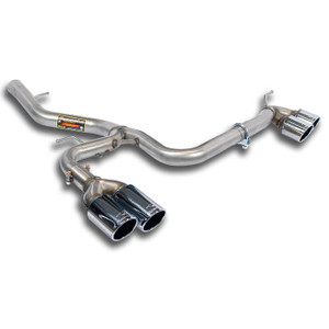 Supersprint Rear pipes RightOO80 - LeftOO80(Muffler delete) - 045526