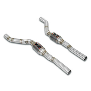 Supersprint Front exhaust with Metallic catalytic converter right + left - 048832