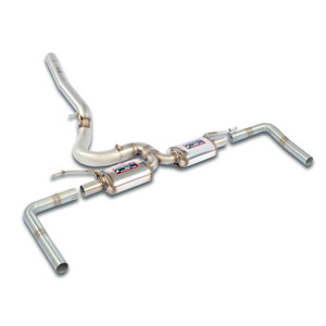 Supersprint Rear exhaust Right - Left "Racing" - 048464
